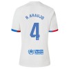 Camiseta de fútbol FC Barcelona R. Araujo 4 Segunda Equipación 23-24 - Hombre